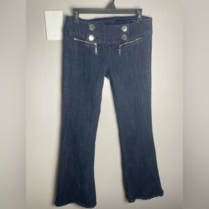 Y2K Wet Seal Dark Blue Flare Jeans